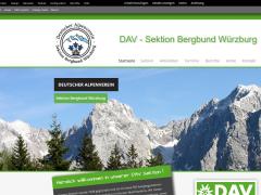 Screenshot Bergbund Homepage